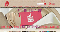 Desktop Screenshot of ecopartybox.com.au